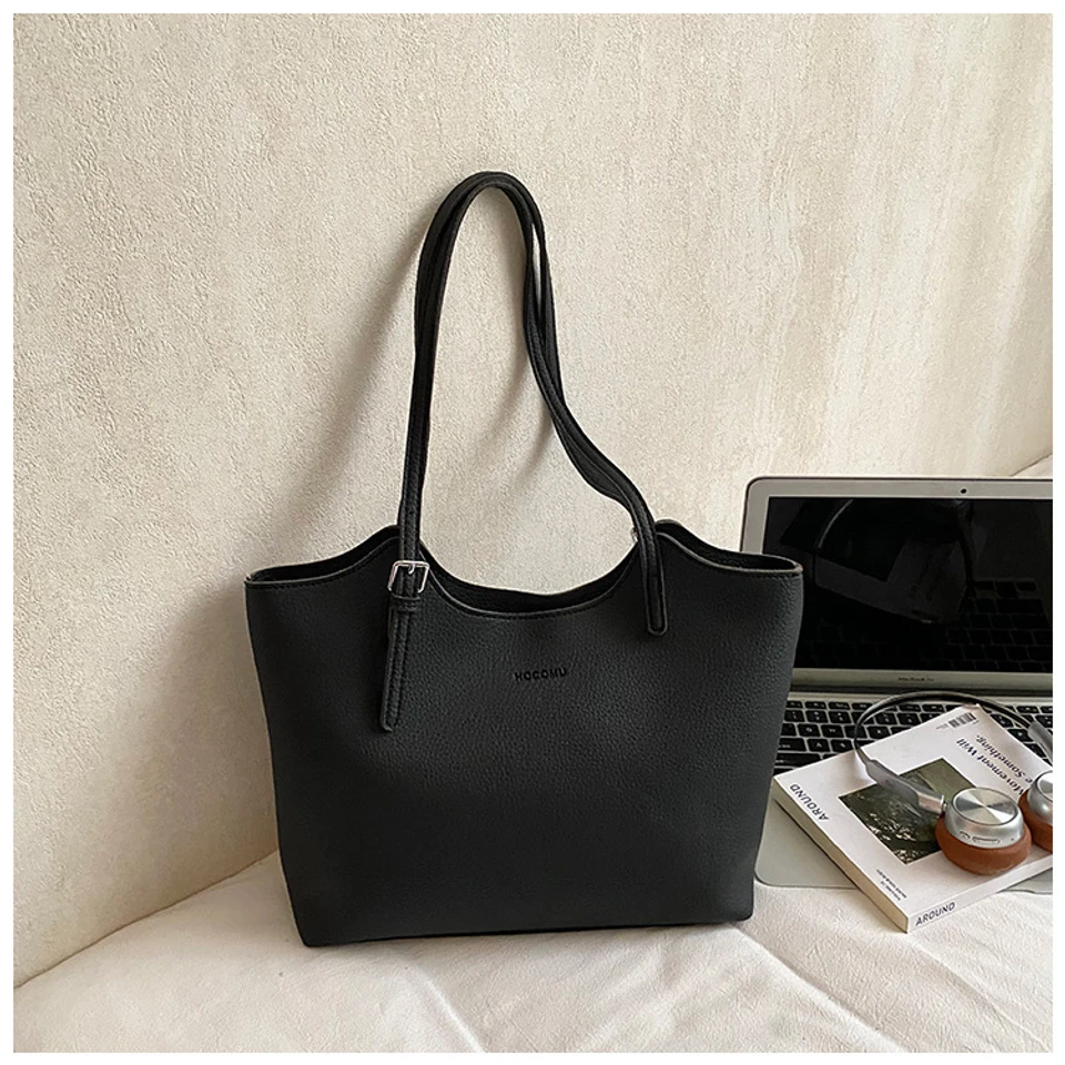 Large-Capacity Bag for Women 2026 New Spring and Autumn Casual Commuter Shoulder Bag Simple Versatile Tote Bag