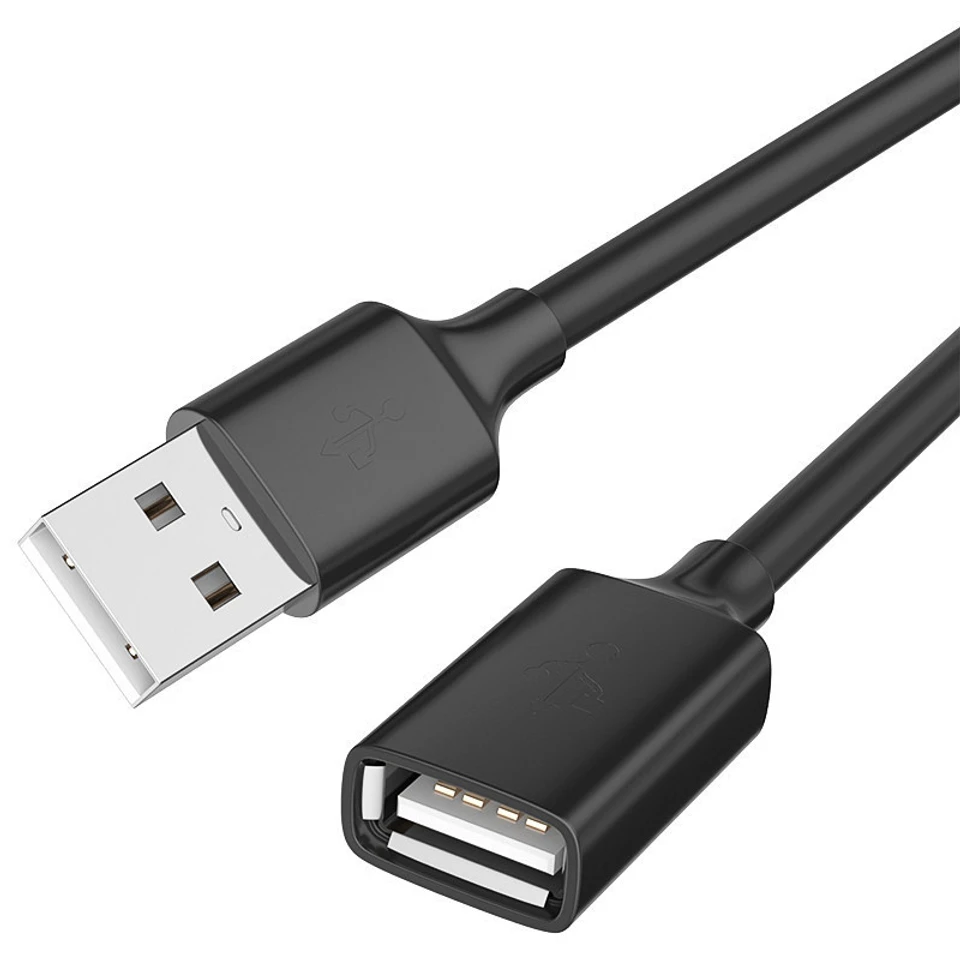 كابل تمديد USB 3.0 ذكر-أنثى، كابل بيانات، خط توصيل طابعة بالكمبيوتر، قرص USB، ماوس، محول تمديد 2.0