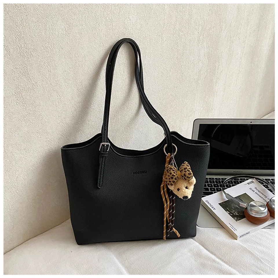 Large-Capacity Bag for Women 2026 New Spring and Autumn Casual Commuter Shoulder Bag Simple Versatile Tote Bag